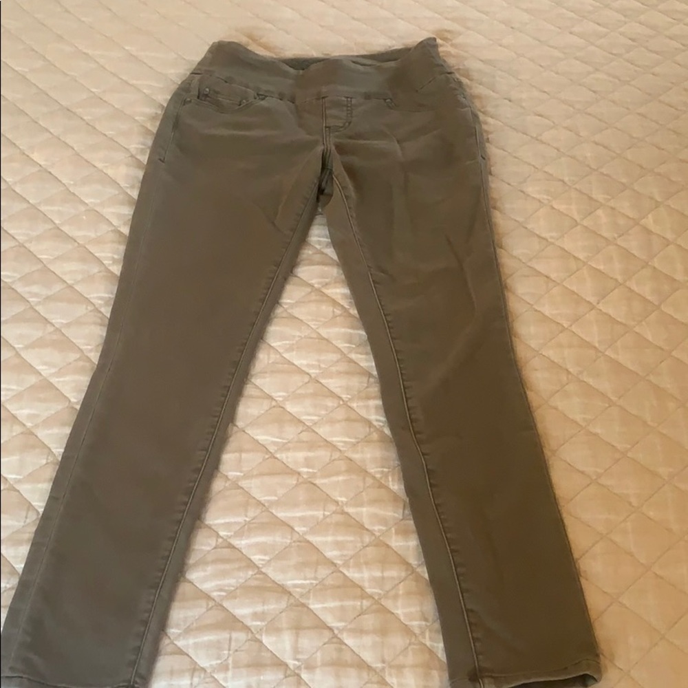 JAG jeans, olive, size 2
